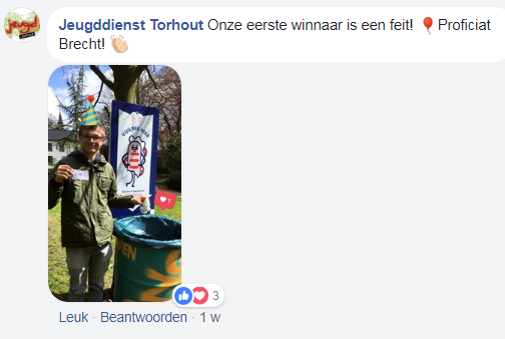 Selfie met de vuilnisbak