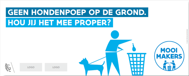 Hondenpoep in de vuilnisbak