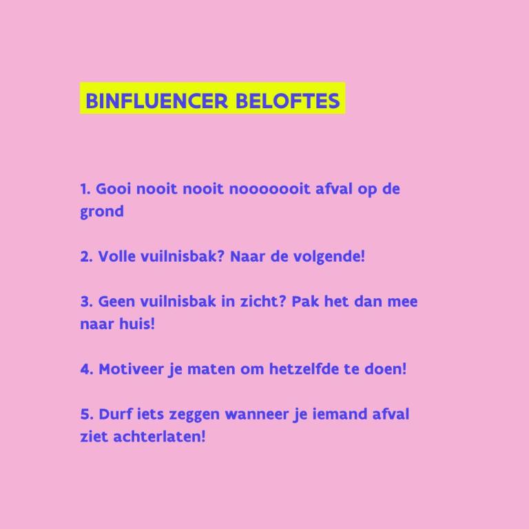 binfluencer beloftes